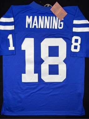 NWT Peyton Manning Mitchell & Ness Legacy Football Jersey Size: Large